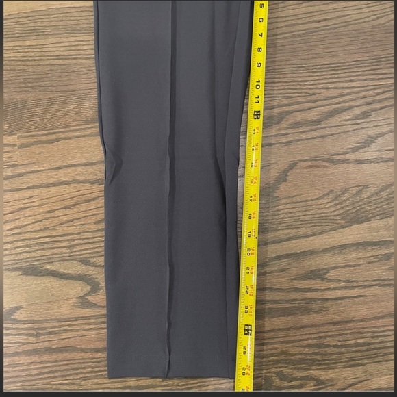 Loft Coastal Gray Pintucked Fluid Taper Pull On High Waist Ankle Pants NWT - Picture 5 of 8